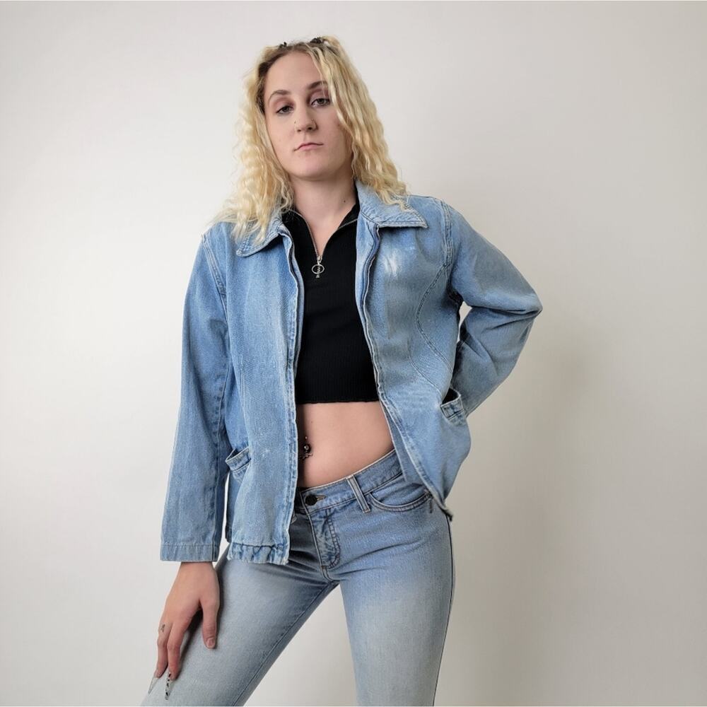 Vintage 90s Denim Jean Jacket - M